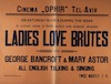 Cinema Ophir - Ladies Love Brutes – הספרייה הלאומית