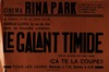 Cinema Rina Park - Le Galant Timide – הספרייה הלאומית
