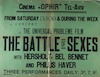 Cinema Ophir - The Battle Of Sexes – הספרייה הלאומית
