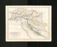 Vindelicia, Rhætia, Noricum, Panonia, et Illyricum Drawn & Engraved by Sidy. Hall.