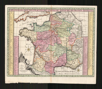 Les routes exactes des postes du Royaume de France Matth. Seutter excud.