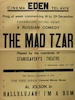 A RUSSIAN COMEDY - THE MAD TZAR – הספרייה הלאומית