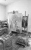 חדר עבודתו של הצייר ראובן רובין – הספרייה הלאומית