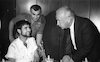Defence Minister Itzhak Rabin visiting IDF wounded soldiers in the convalescent homes – הספרייה הלאומית