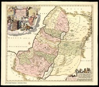 Iudaea, sive Terra Sancta quae Israelitarum in suas duodecim Tribus destincta Ex conatibus Gulielmi Sanson.