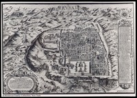 Hierusalem Antonino de Angelis de Lecio... Marius Cartaro incidebat.