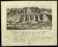 Temple de Jerusalem I. Lindenbergh Exc... R.de Hooghe fecit.