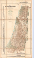 Map of Western Palestine from surveys conducted for the committee of the Palestine Exploration Fund by Leuts. C.R. Conder and H.H. Kitchener.
