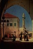 נצרת - מראה חלקי עם מסגד – הספרייה הלאומית