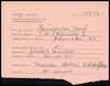 Applicant: Baumgarten, Josef; born 18.6.1874 in Holešov (Czech Republic); single.