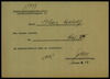 Applicant: Adolf, Glas; born 18.9.1880 in Csenke (Hungary); married.