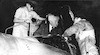 קבלת מטוסי המיראז', מימין: הטייס דני שפירא, דוד בן גוריון, עזר ויצמן, 1966