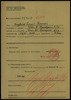 Applicant: Kassner, Hirsch Nuchim; born 31.1.1887 in Ternopilʹ (Ukraine); married.