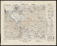 Carmel East / Dessiné et imprimé par le Service Géographique des F.F.L.-M.O.