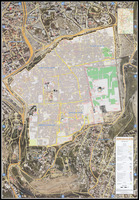 Jerusalem the Old City / Mapping design and editing... The Survey of Israel, Cartographic division. Produced and published by the Survey of Israel. Referenced information: The Old City of Jerusalem map created by Ad-Or.