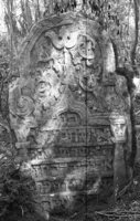 Cherch. Jewish cemetery. Tombstone No. 9.