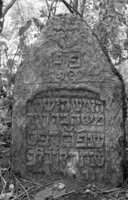 Cherch. Jewish cemetery. Tombstone No. 14.