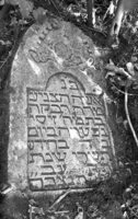 Cherch. Jewish cemetery. Tombstone No. 21.