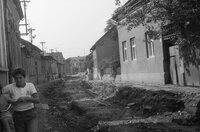 Beregovo. Jewish houses.