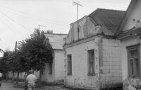 Djatlovo. Sights of town. Private houses.