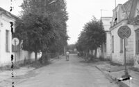 Djatlovo. Sights of town. Private houses.