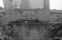 Dokshitsy. Inscription on the monument.