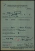 Applicant: Krämer, Alfons; born 27.10.1889 in Suceava (Romania); single.