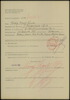 Applicant: Links, Rudolf; born 22.9.1896 in Lutonina ; married.