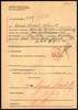 Applicant: Schick, Julius; born 25.12.1878 in Senica (Slovakia); married.