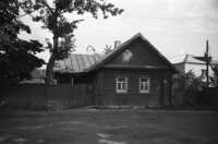 Lepel'. Wooden houses.
