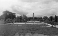 Pechera. Memorial on the place of the Pechersky concentration camp.