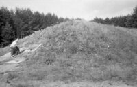 Stolbtsy. Mass grave on the place of Jews execution.