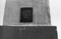 Zel'va. Monument on the place of Jews execution.