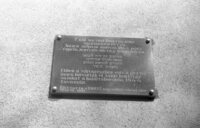Vinogradov. Memorial brass in honor of ghetto inhabitants.