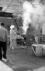 Samarkand, 1992. Mahalla. Plov cooking. [picture].