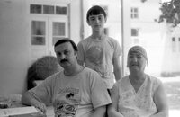 Shakhrisabz, 1992. Local inhabitants.