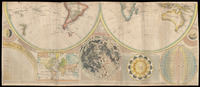 Scientia Terrarum Et Coelorum Or The Heavens and Earth Astronomically And Geographically Delineated And Display'd : Containing the most Curious & Useful Particulars in the Solar, Starry, & Mundane Systems, faithfully Enumerated & Delineated according to the latest Discoveries By S. Dunn.