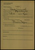 Applicant: Schymel, David; born 19.11.1893 in Dynow (Poland); married.