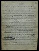 Der novaredker sheyvet typescript with handwritten notes inserted by Chaim Grade and other unidentified editors.