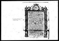 כתובה. הילברסום, הולנד. תקס"ג.