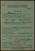 Applicant: Schwamm, Julius; born 3.3.1907 in Zloczow; married.