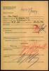 Applicant: Kriegel, Sara; born 17.5.1913 in Lʹviv (Ukraine); single.