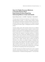 Proportionality in public policy : the balance between rights and public interests in decision-making : project summary.
