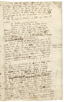 Draft chapters of a treatise on the origin of religion and its corruption.
