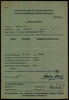 Applicant: Wohl, Fani; born 21.9.1909 in Vienna (Austria); single.