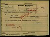 Applicant: Zinger, Benjamin; born 6.12.1897 in Jaslo (Poland); married.