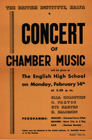 Concert of Chamber Music.