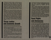 SOCIAL JUSTICE AND ECONOMIC GROWTH.
