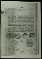 איש אחד מן הרמתים : ... אנחנו ק"ק המערביים ... פה ... ירושלם ... חלינו פני ... כמוהר"ר דוד אדהאן להודיע לאחינו שבגולה גודל צרותינו...