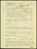 Applicant: Moskovitz, Fanny; born 17.12.1887 in Koprivnica; married.